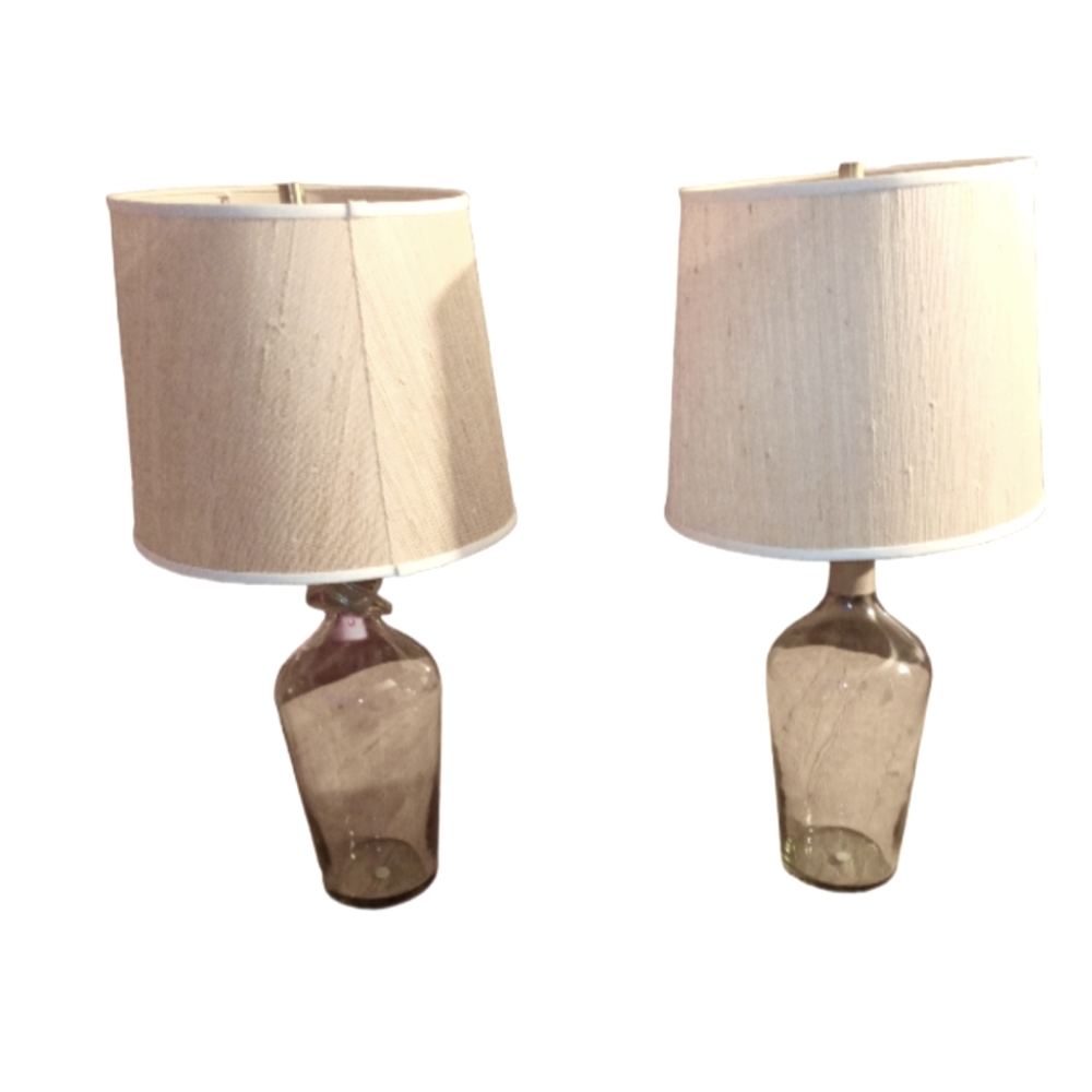 Matched pair of accent lamps
